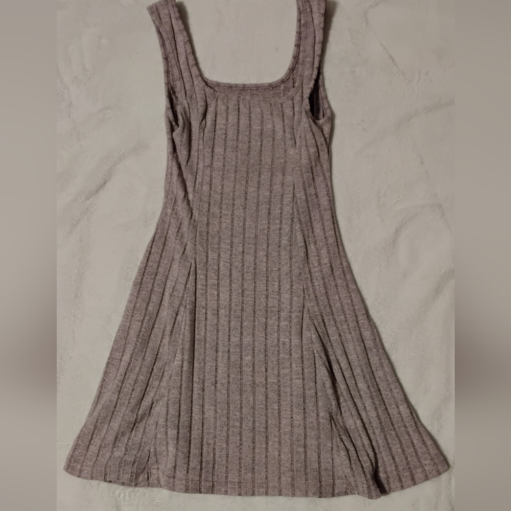 SHEIN Textured Knit Top in Pinkish Grey Hue